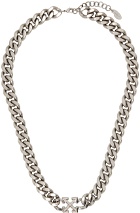 Off-White Silver Arrow Chain Necklace