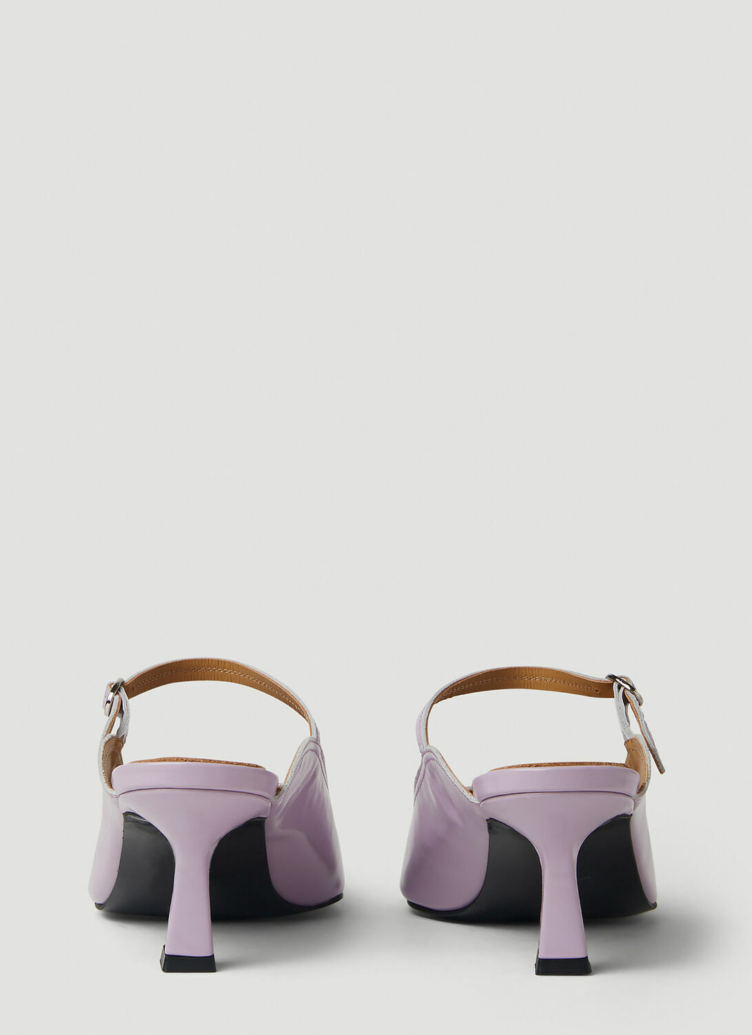Reike Nen Pointed Mary Jane Kitten Heel Mules