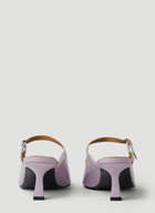Reike Nen Pointed Mary Jane Kitten Heel Mules