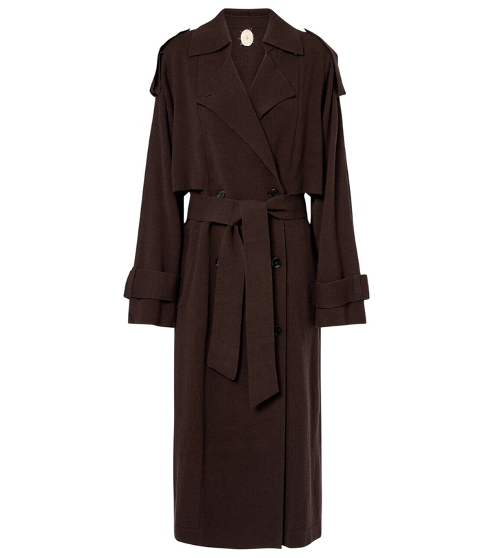 Photo: Jardin des Orangers Wool and cashmere trench coat