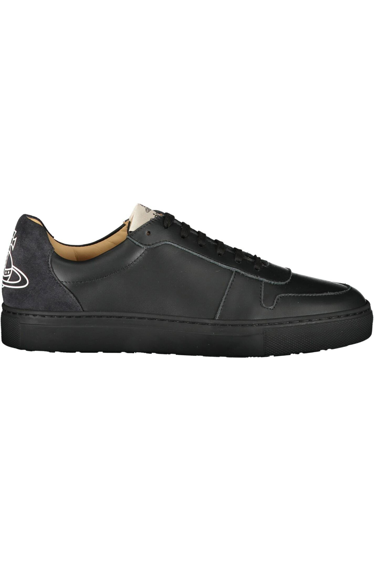 Vivienne Westwood Black Classic Punch Trainer Low Top