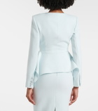 Roland Mouret Peplum crêpe blazer