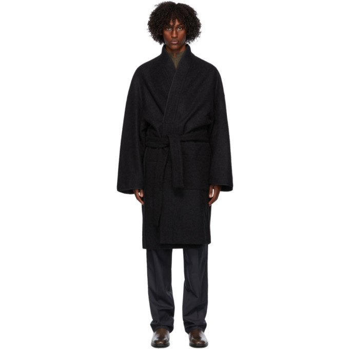 Photo: Lemaire Black Kimono Coat