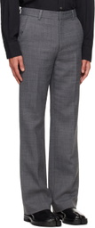 System Gray Bootcut Trousers
