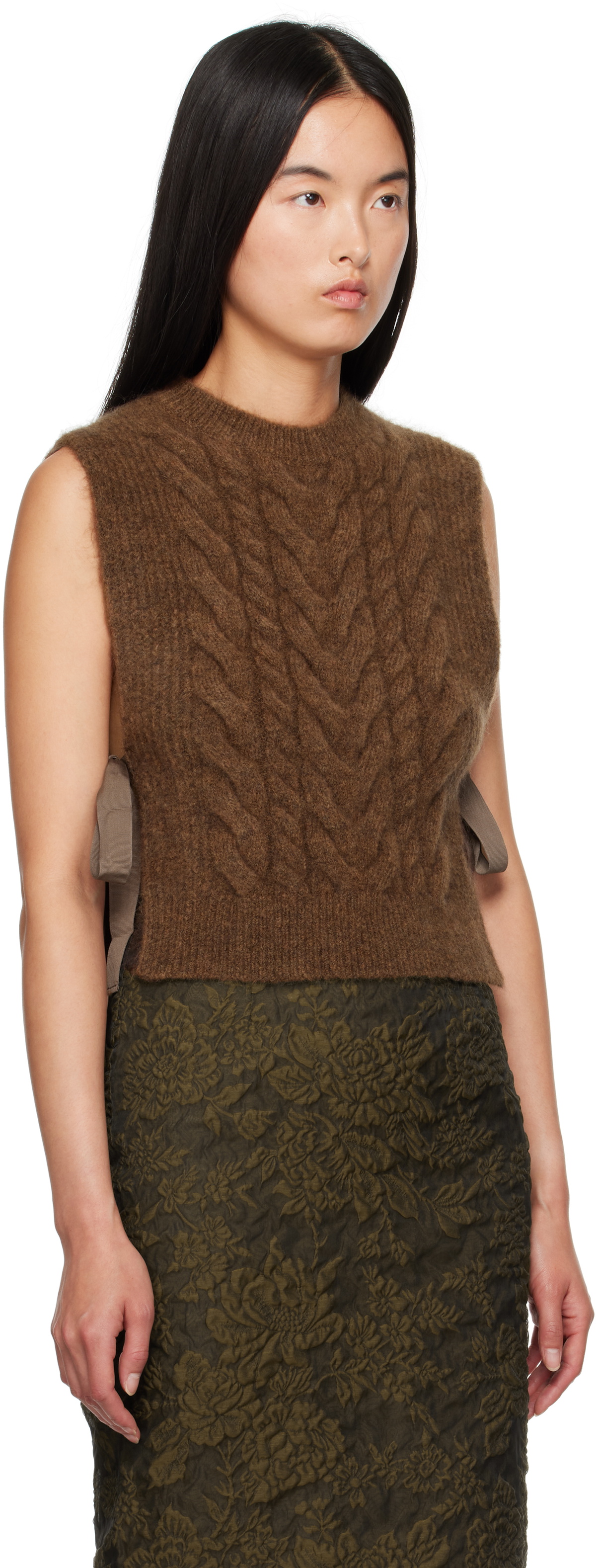 Cecilie Bahnsen Brown Aly Vest
