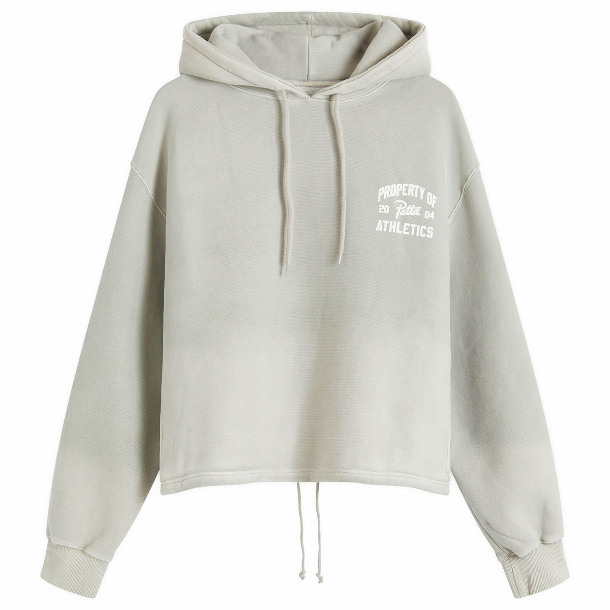 Patta Men's Athletic Drawcord Hoodie in Limestone