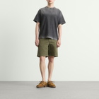 Bram's Fruit Men's Distressed Big Lemon Outline T-Shirt in Shadow Black