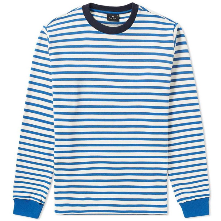 Photo: Paul Smith Contrast Stripe Sweat Blue