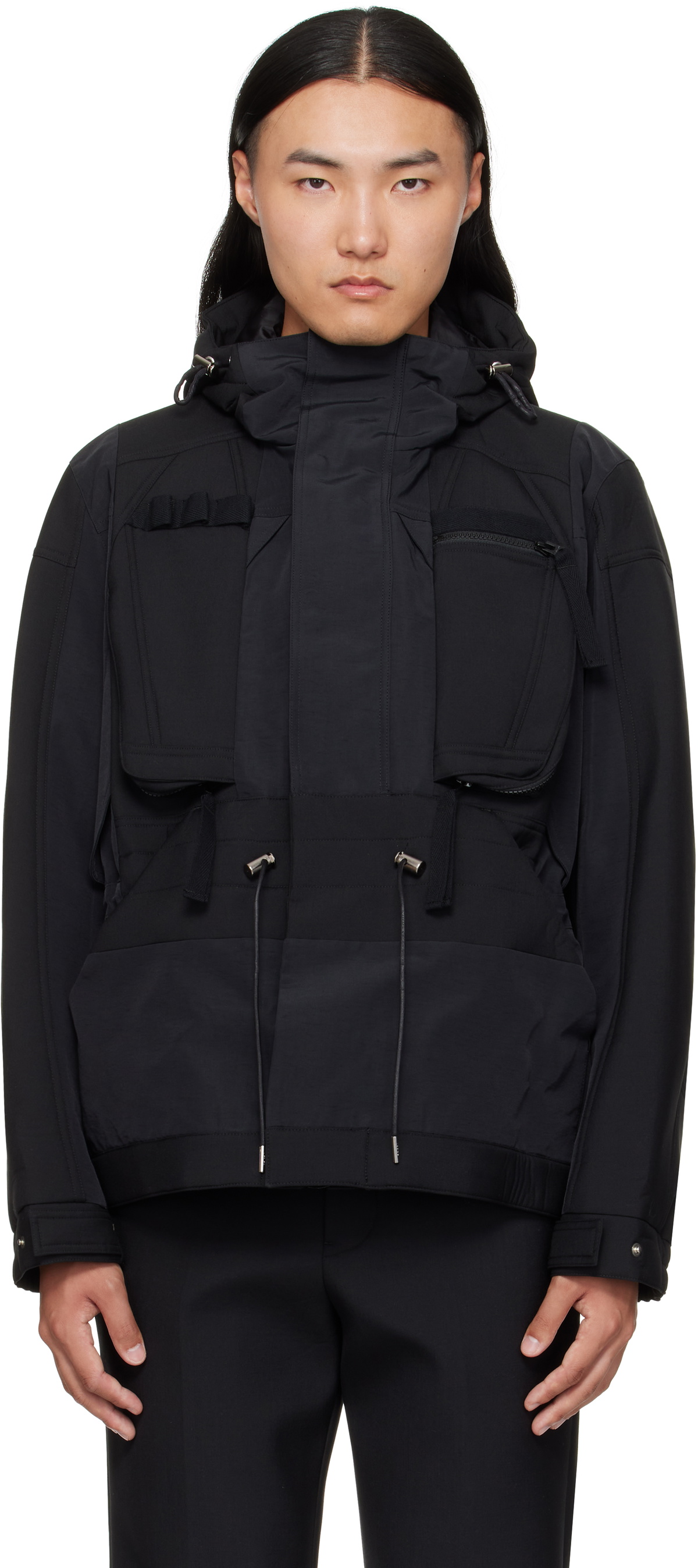 ジャケット・アウター sacai Suiting Bonding Mix Jacket Sacai スーツ素材ボンディングミックスジャケット €827,50 EUR - Biffi