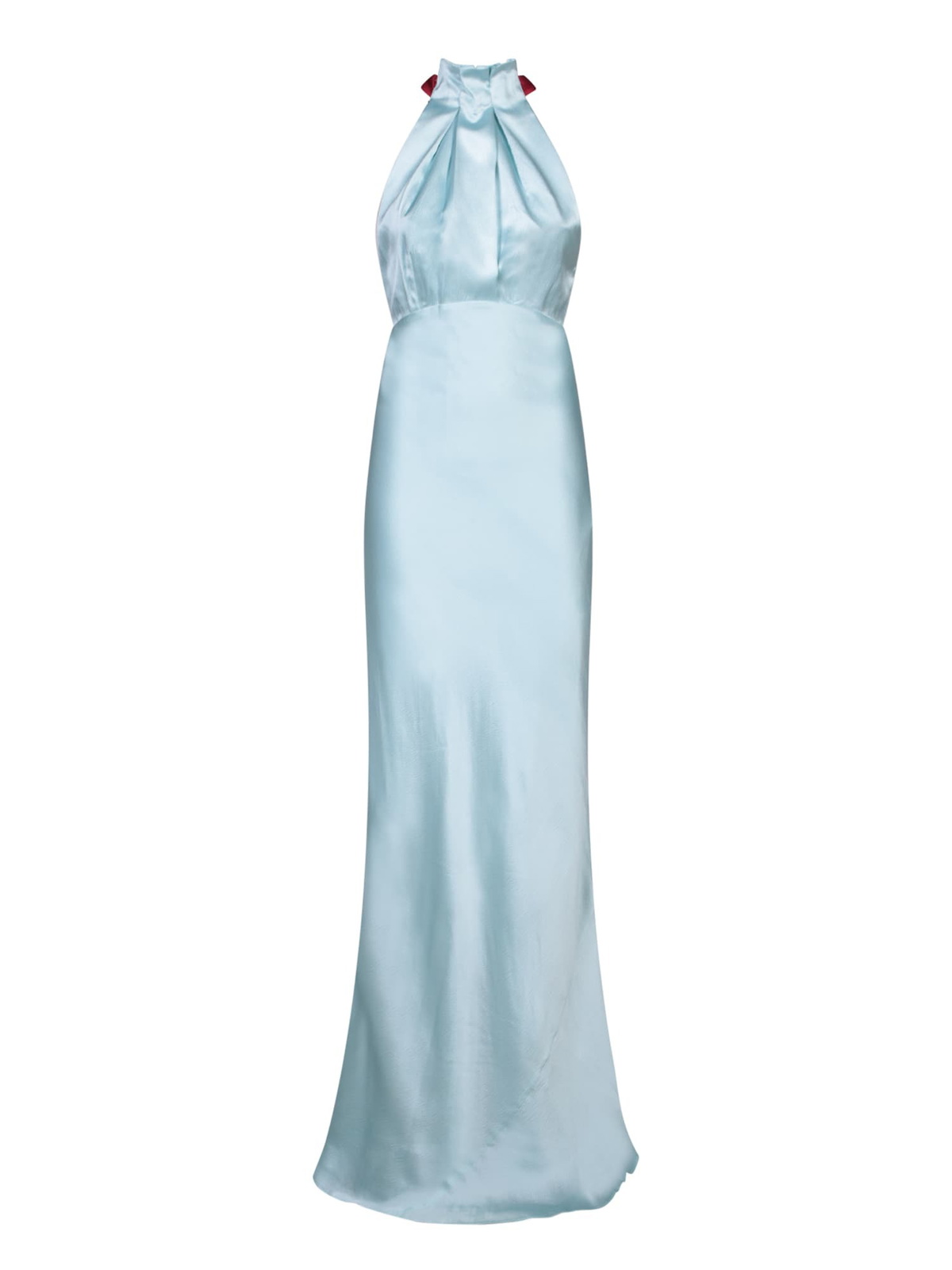 C.P. Company Light Blue Halter Long Dress