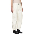 Lemaire Off-White Twisted Trousers