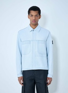 Stone Island Denim Biker Jacket