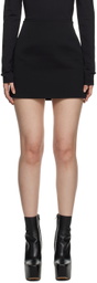 Recto Black Mica Miniskirt