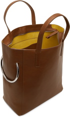 Dries Van Noten Brown Leather Tote