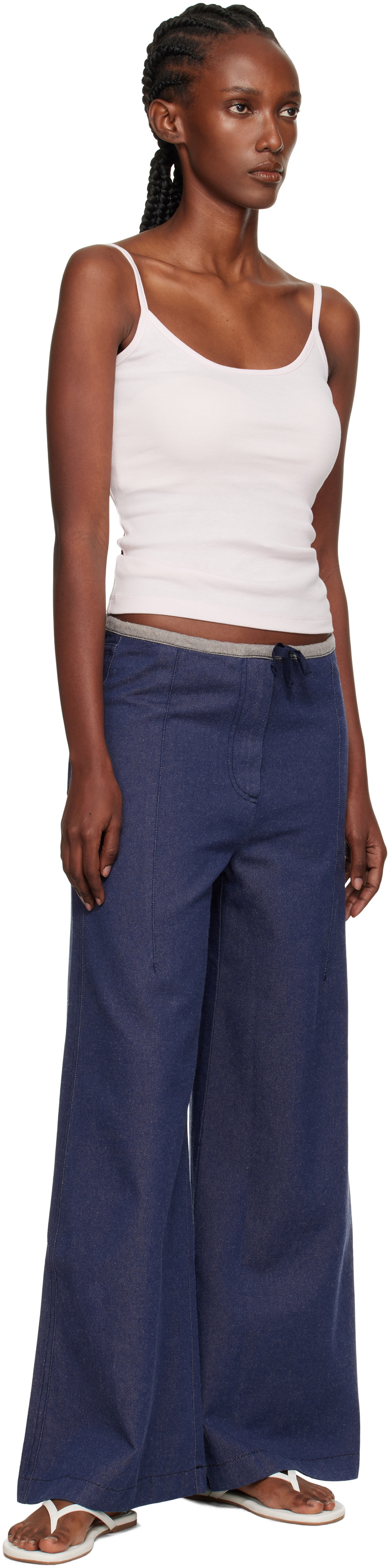 Baserange Navy Arthur Loose Jeans