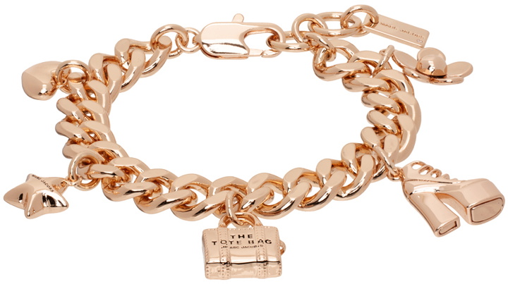 Photo: Marc Jacobs Rose Gold 'The Mini Icon Charm' Bracelet