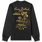 Carne Bollente Long Sleeve The Carne Love Hotel T-Shirt in Black