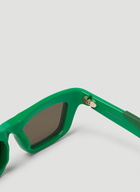 BV1182S Cat Eye Sunglasses in Green