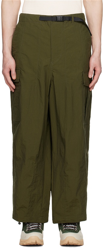 Photo: Afield Out Green Utility Cargo Pants