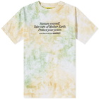 Market Men's Nurture Yourself T-Shirt in Tie-Dye Green