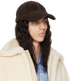 Jacquemus Brown Le Papier 'La Casquette Feutre' Cap