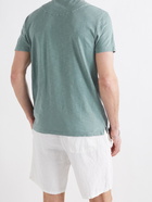 ORLEBAR BROWN - Sammy Garment-Dyed Cotton-Jersey T-Shirt - Green