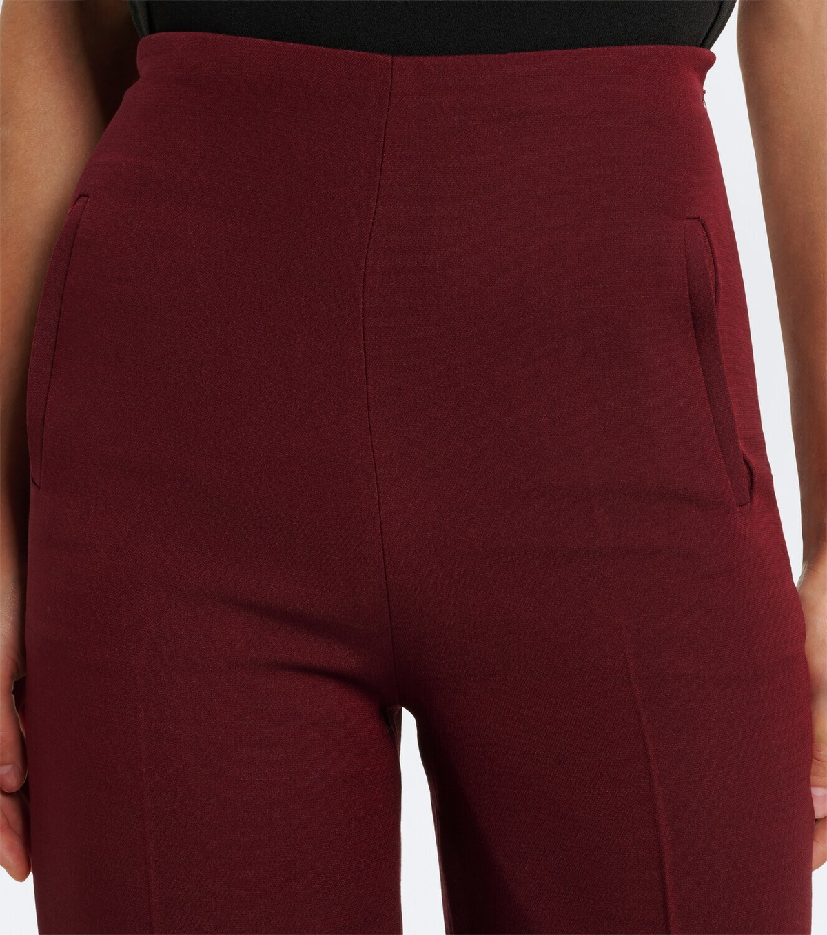 Roland Mouret Wool and silk wide-leg pants