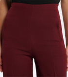 Roland Mouret Wool and silk wide-leg pants