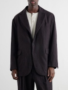 Kaptain Sunshine - Brushed-Wool Suit Jacket - Brown
