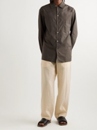 Lemaire - Straight-Leg Belted Silk-Blend Trousers - Neutrals