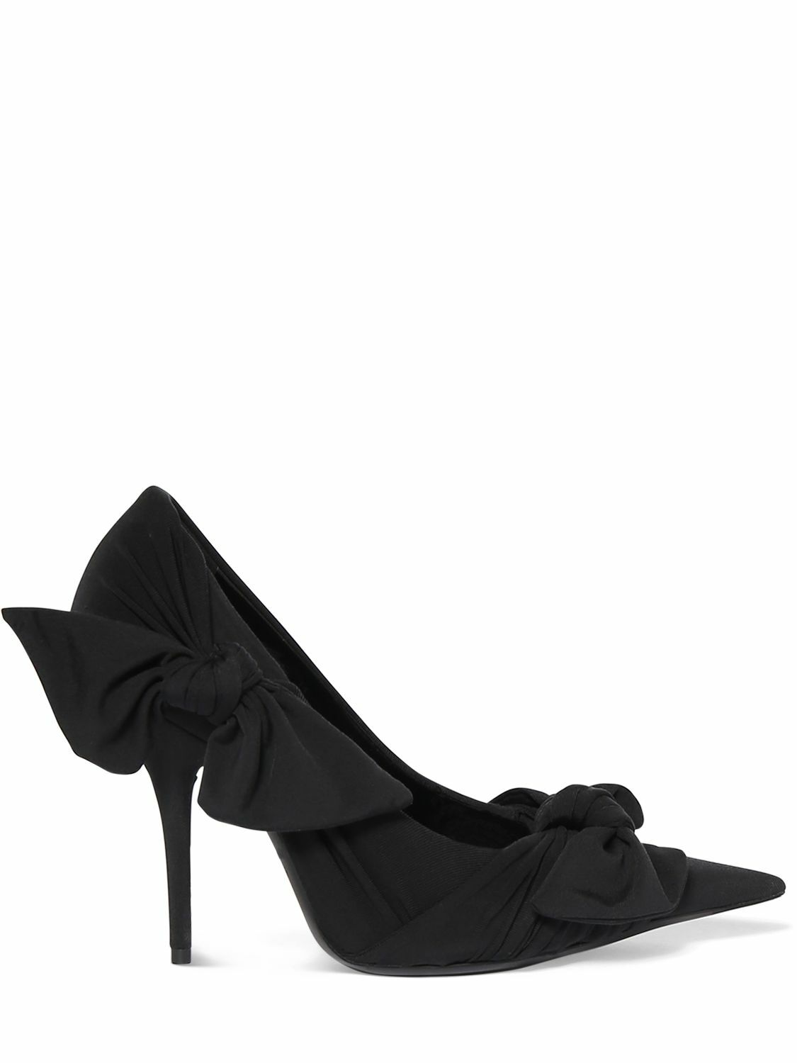 【BALENCIAGA】110mmスパンデックスナイフポンプ BALENCIAGA - 110mm Knife Nylon Knot Pumps Balenciaga