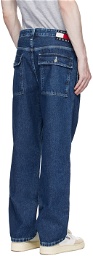 Tommy Jeans Blue Button-Fly Jeans