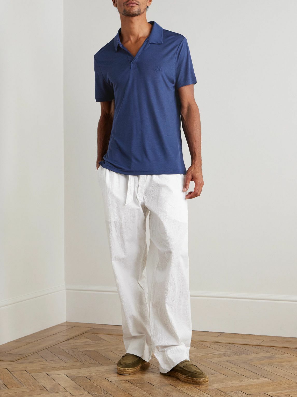 Vilebrequin - Pirinol TENCEL™ Lyocell Polo Shirt - Blue