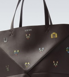 Loewe x Louis Wain Puzzle Fold Cats leather tote bag