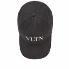 Valentino Men's VLTN Baseball Cap in Black/White