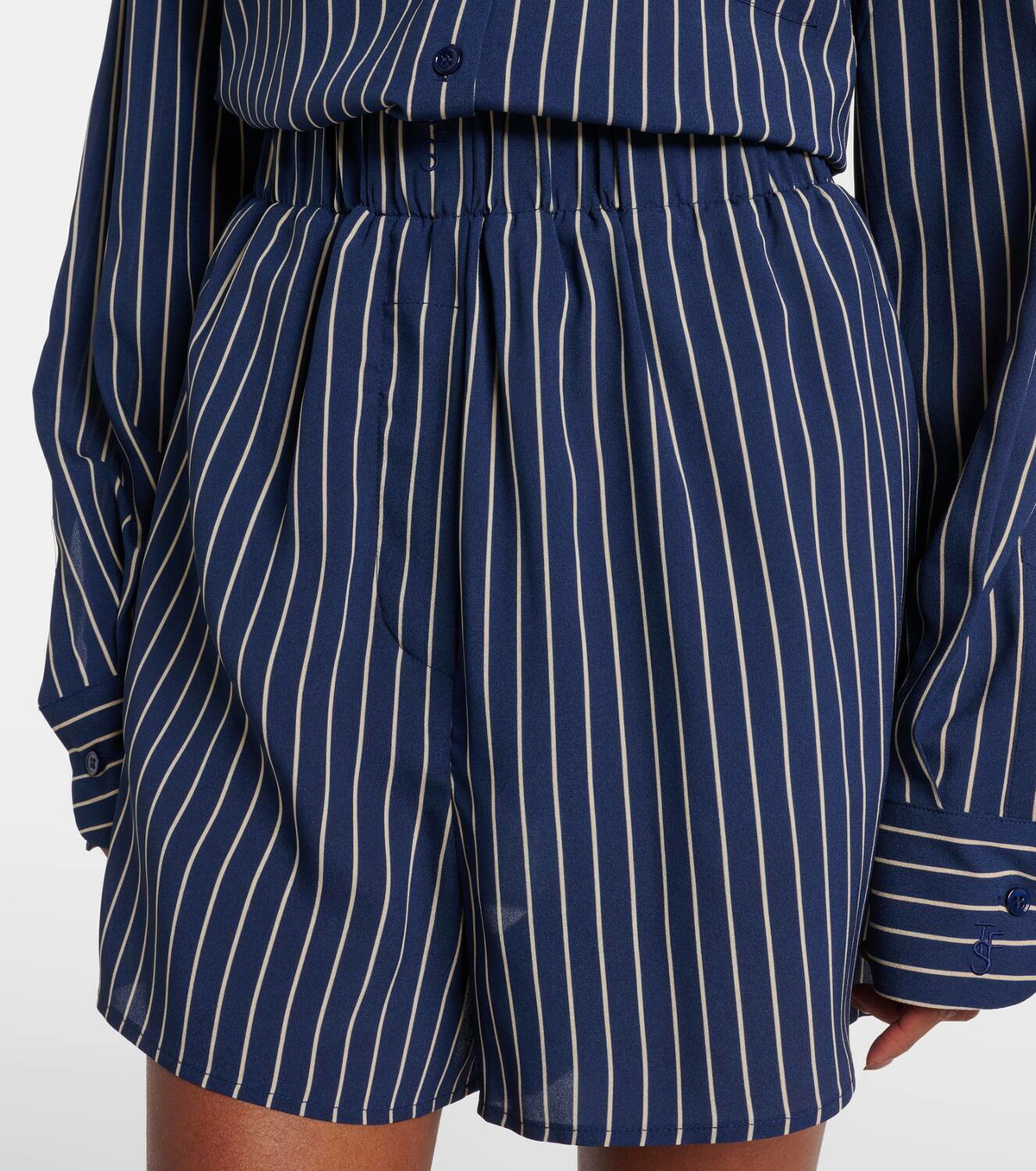 The Frankie Shop Lui striped shorts