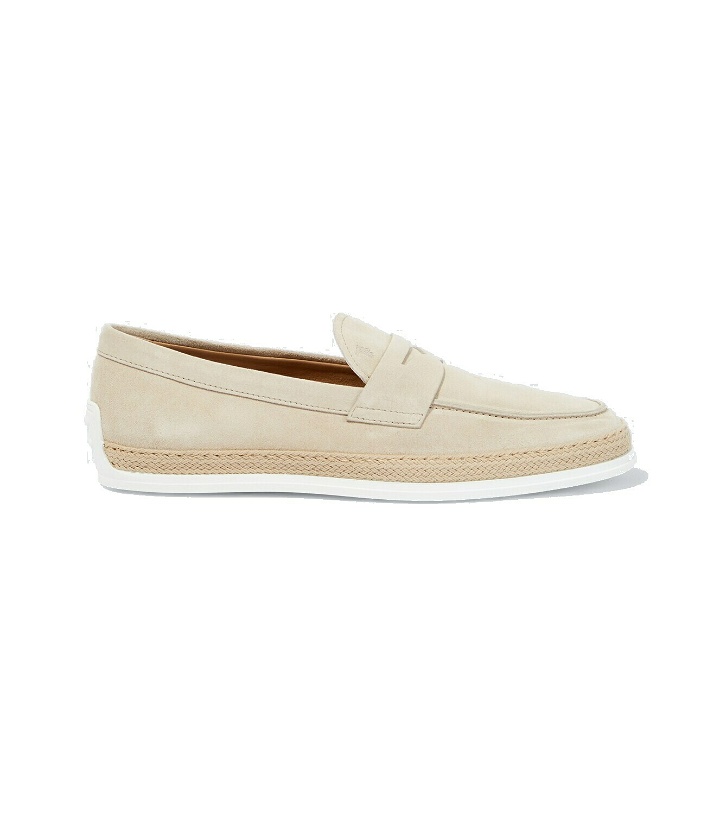 Photo: Tod's Suede penny loafers