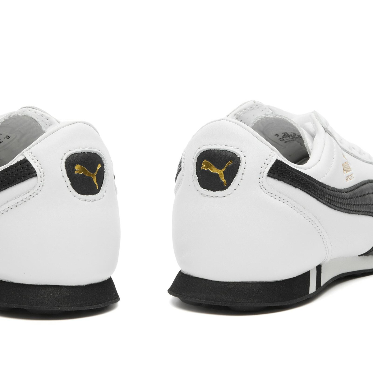 Puma Sprint Sneaker in White/Black