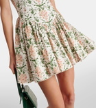 Agua by Agua Bendita Pluma floral corset cotton dress