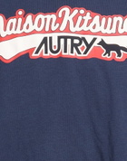 Autry X Maison Kitsuné Mens T-shirt in Navy