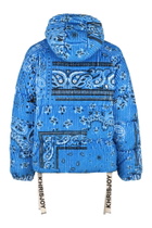 Khrisjoy Puff Bandana Corduroy Hooded Down Jacket