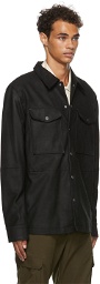 Boss Black Matte Leather Jacket