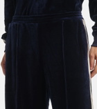 The Upside Monaco Freya high-rise velour sweatpants