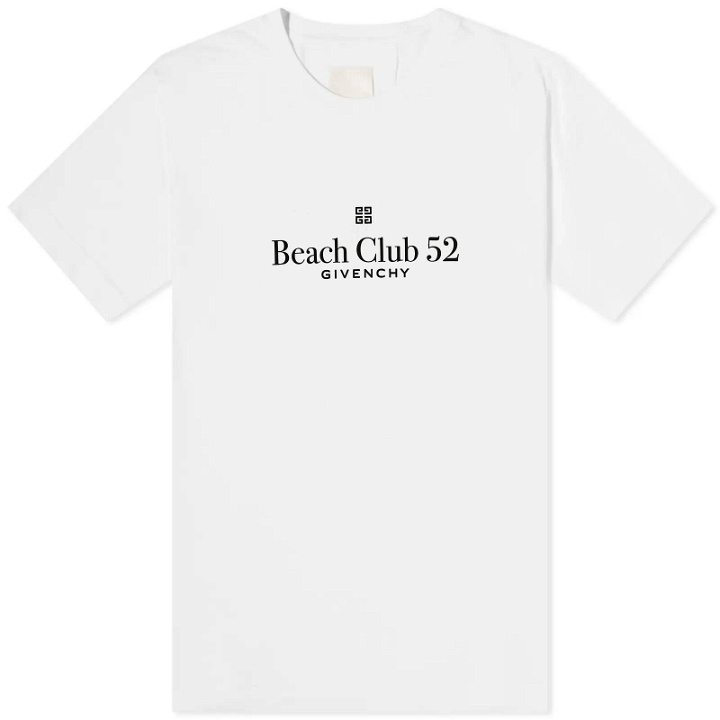Photo: Givenchy Men's Beach Club 52 T-Shirt in White