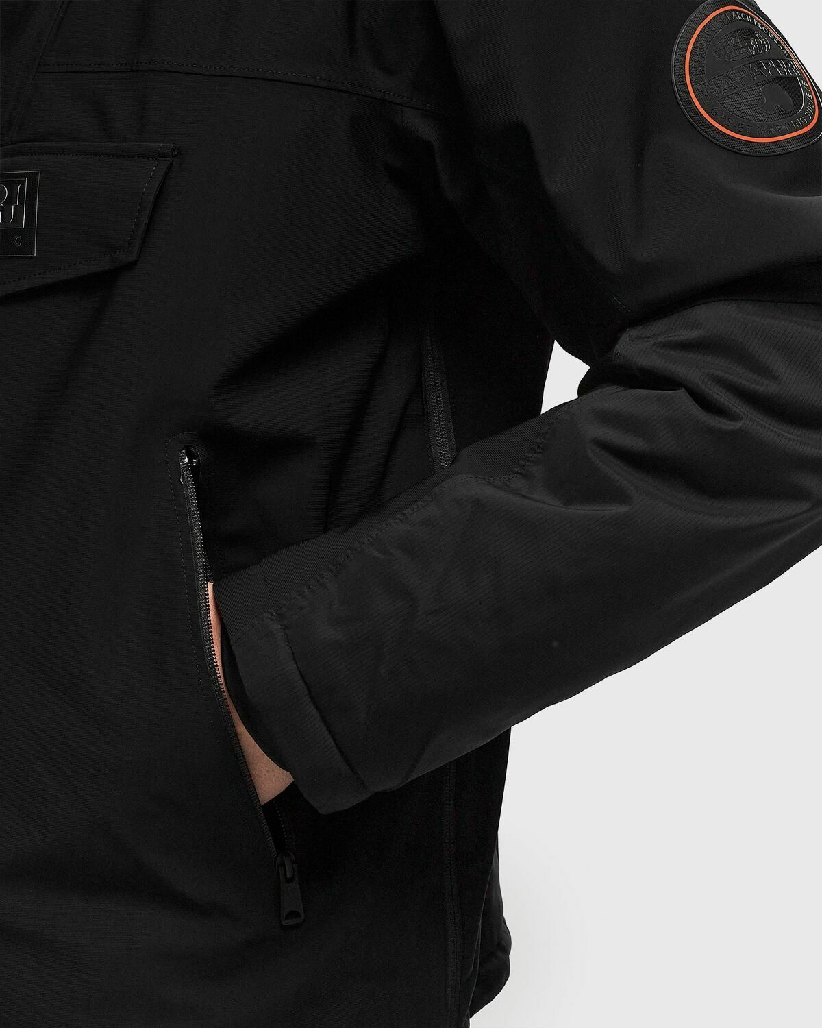 NAPAPIJRI ブラックー ジャケット Napapijri Jacket | Napapijri Anorak Jacket - Jackets Junction