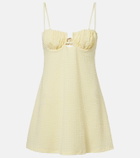 Montce Petal gingham minidress