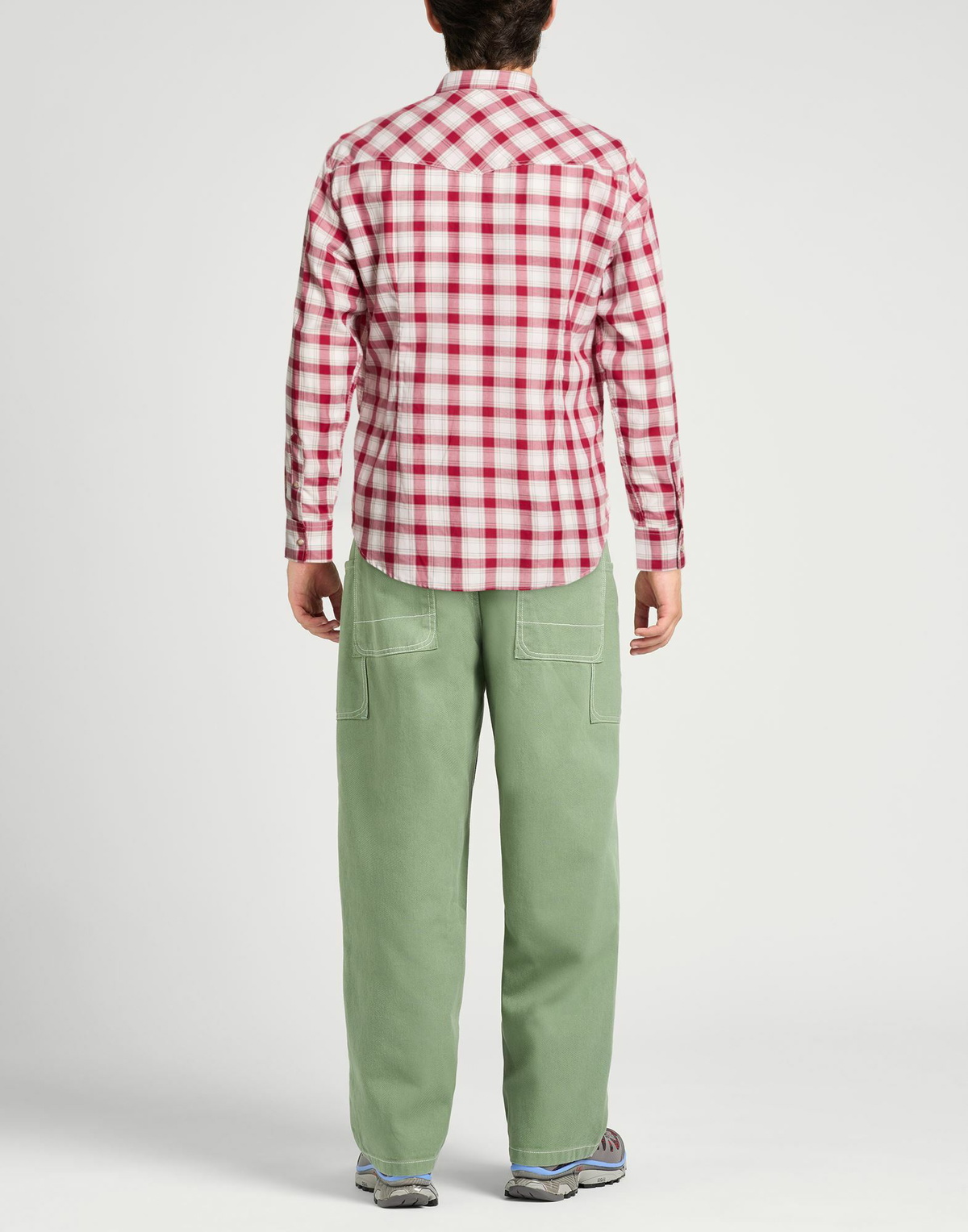Eleventy Mens Shirt Garnet