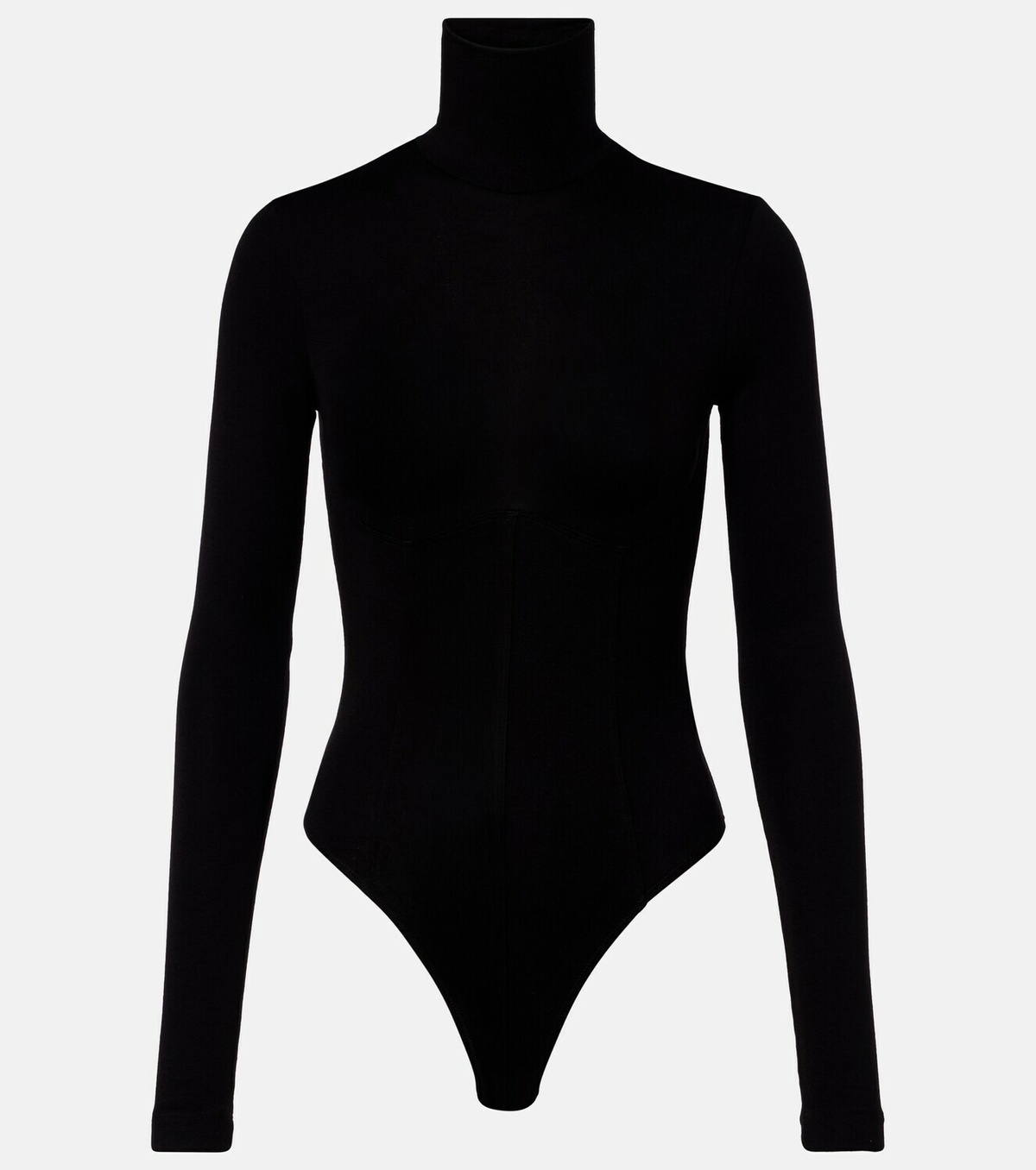 Agolde Wilma jersey turtleneck bodysuit