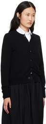 Comme des Garçons Comme des Garçons Black Crewneck Cardigan