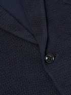 Monitaly - Seersucker Suit Jacket - Blue